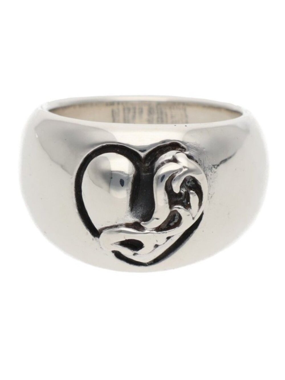 Chrome Heart in Band Silver Ring